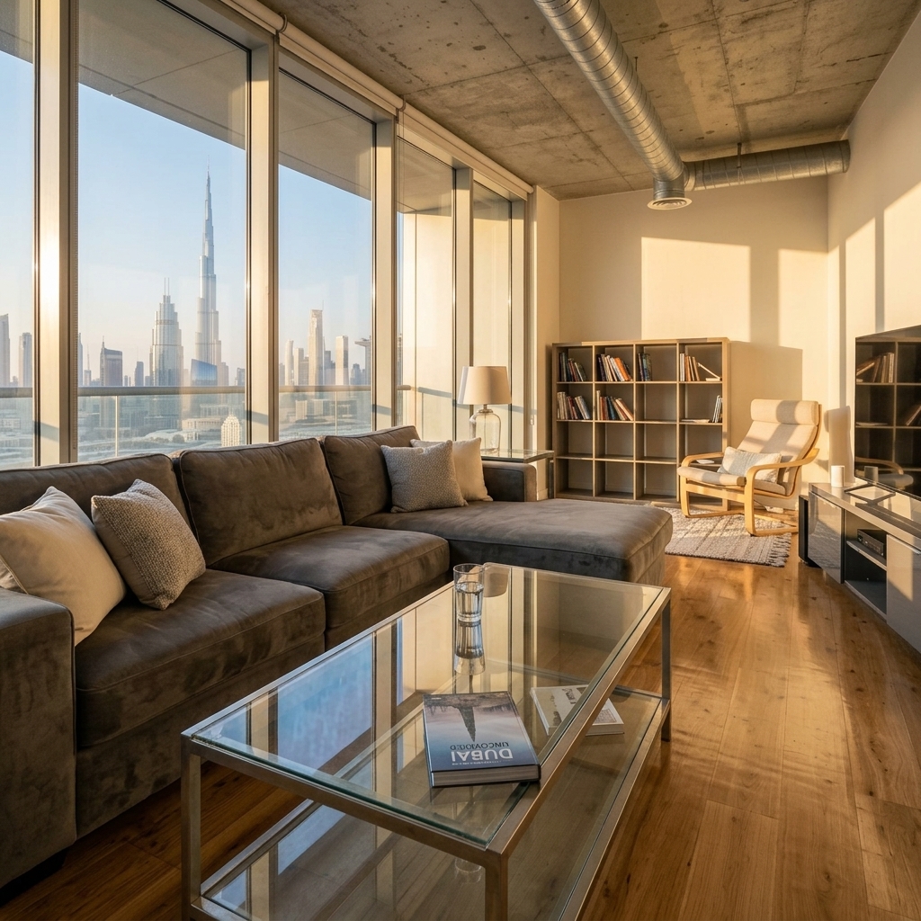 Clean Bright Steam Cleaned Room Dubai